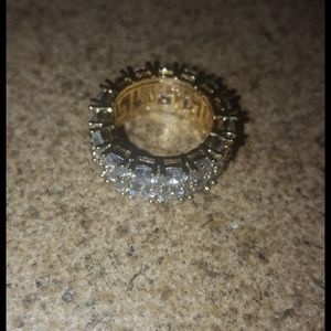 Diamond Gold Wedding Band